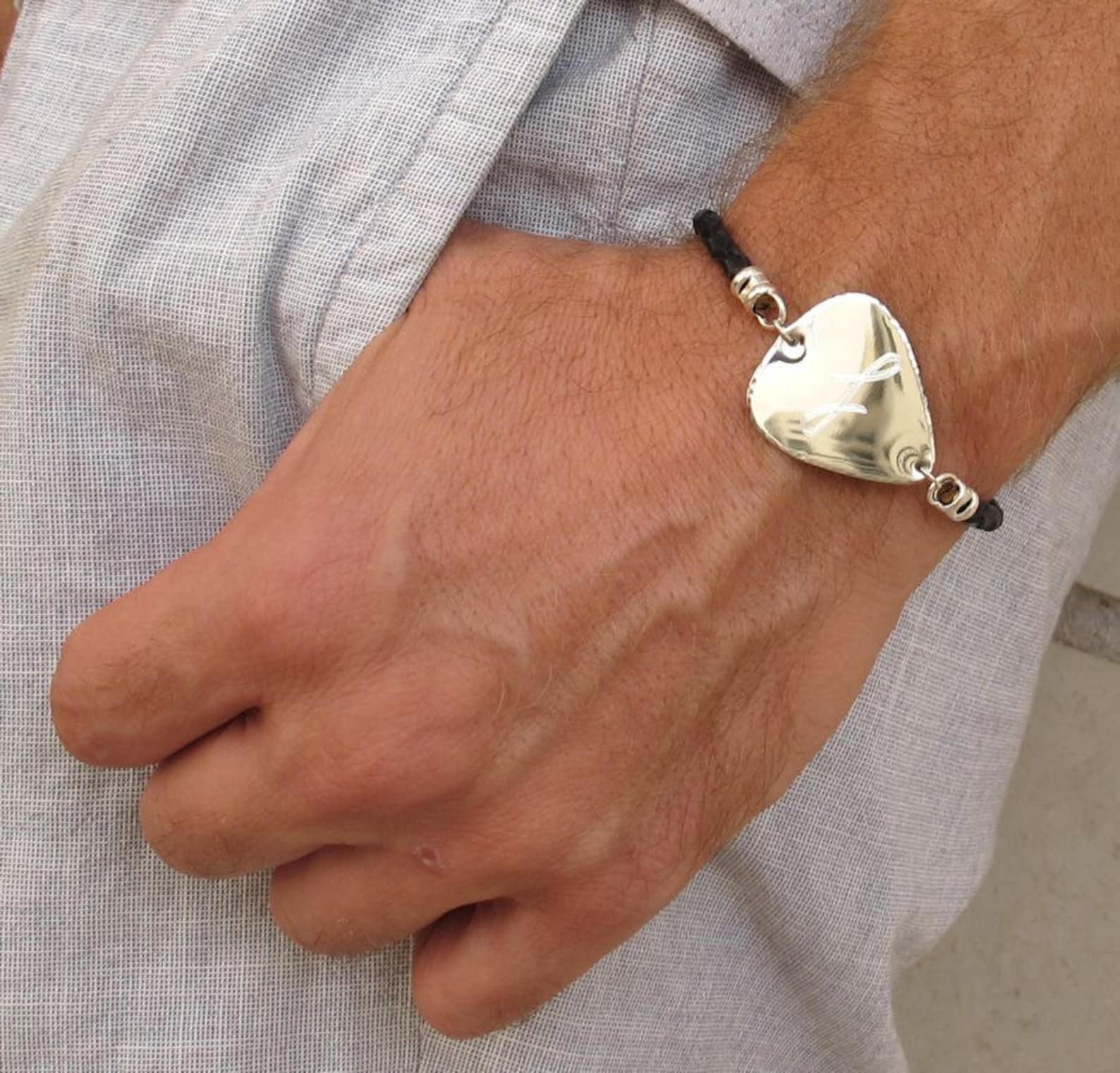 Custom Guitar Pick Bracelet Gift for musician Personalized Etsy