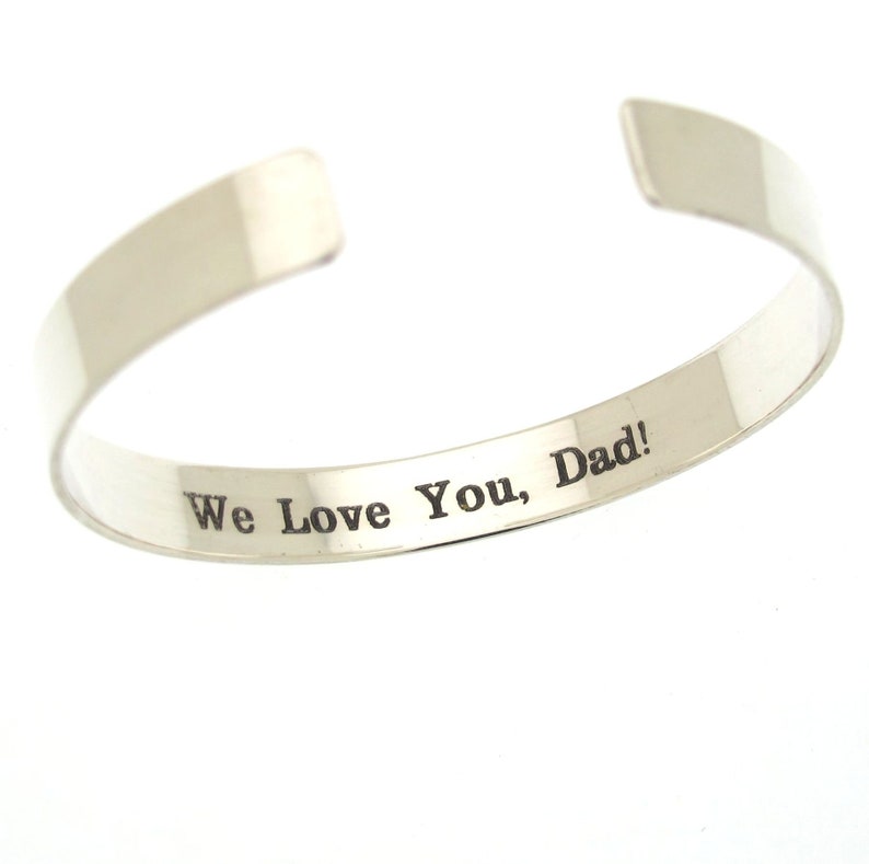 personalized dad bracelet