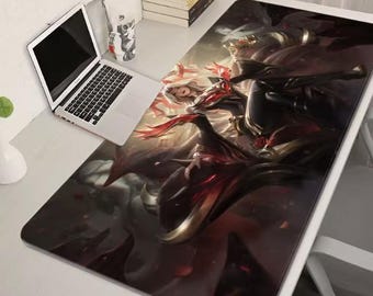 Tapis de souris Ahri XL – Tapis de bureau pour joueur de League of Legends