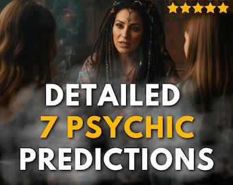Detailed 7 Psychic Predictions, Same Day Tarot and Fortune Telling Reading, Accurate Future Insight, Medium Clairvoyant Guidance