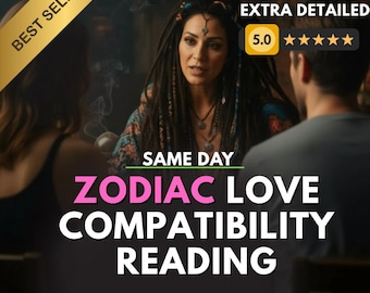 Zodiac Love Compatibility Reading – Astrology Relationship Insight (Digital Delivery)