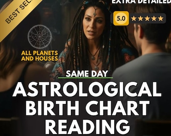 Detailed Astrological Birth Chart Reading – Natal Chart, Psychic Insight (Same Day)