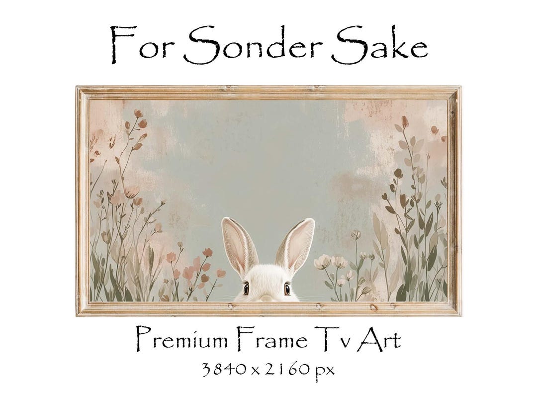 Comic Book Style Frame Rabbit Bunny Frame TV Art, Neutral Rabbit Digital Download - Etsy