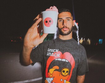 Malik ‘s Snack Acid Wash T-shirt