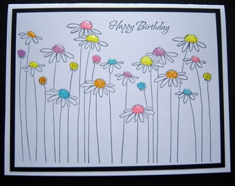 Field of Daisies Birthday Card