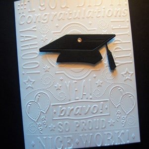 Embossed Graduation Card