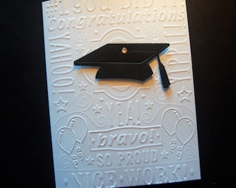 Embossed Graduation Card