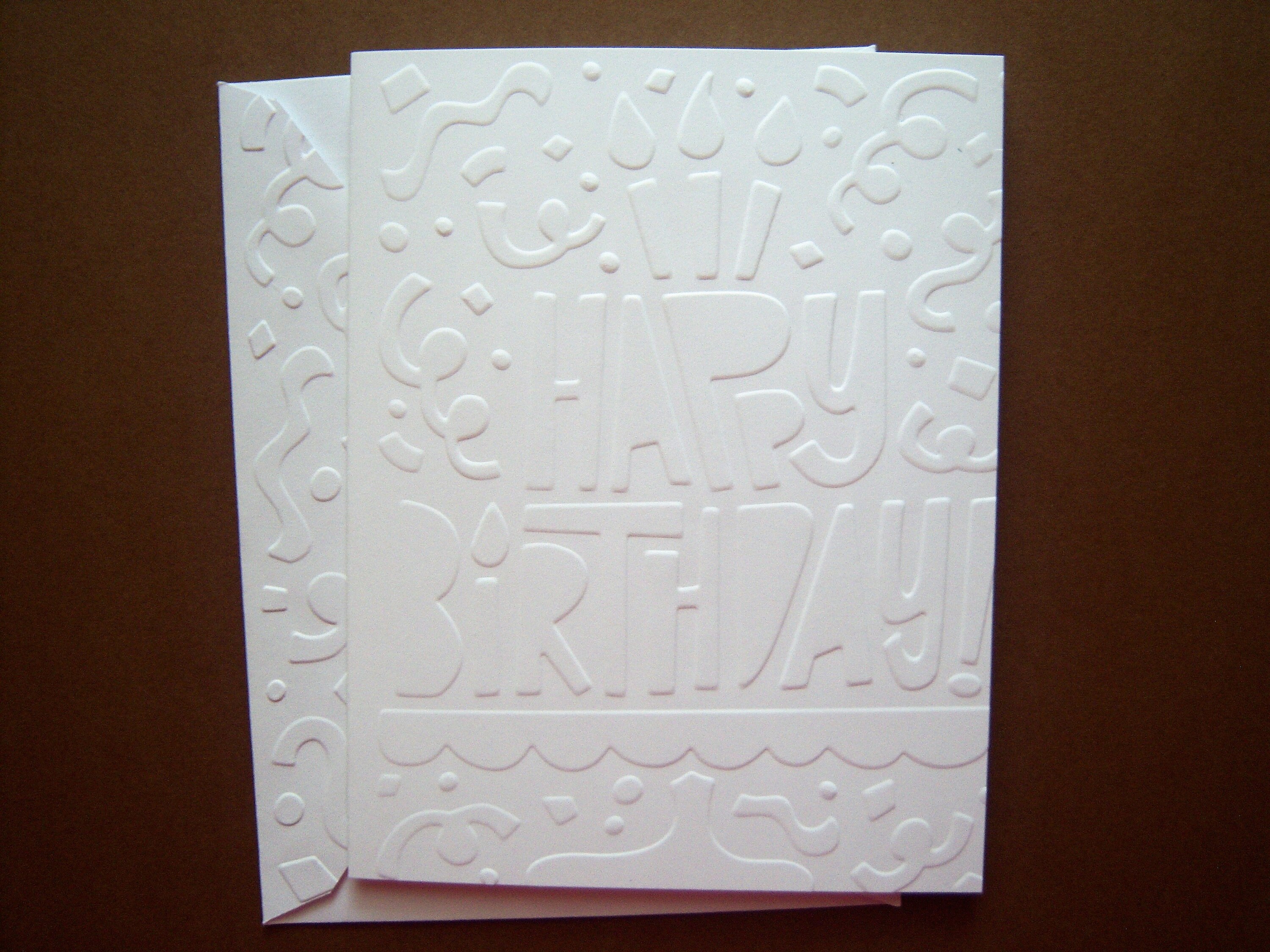 Set of 5 Embossed Fun Birthday Cards - Etsy