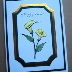 Calla Lily Easter Card