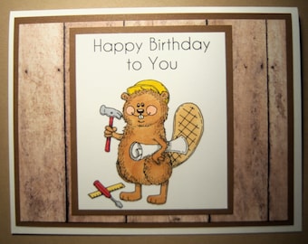 Burt Beaver Birthday Card