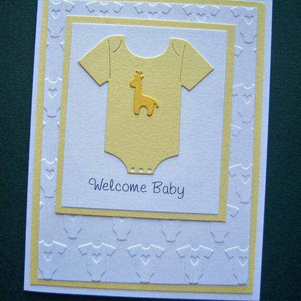 Fun Onesie Baby Card