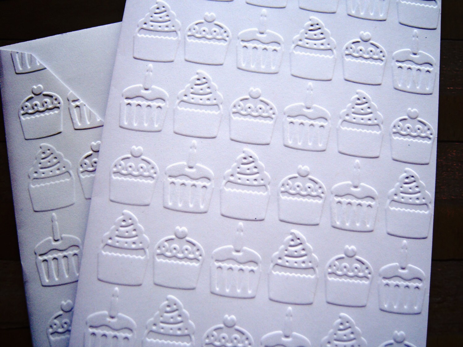 Set of 5 Embossed Birthday Cards - Etsy