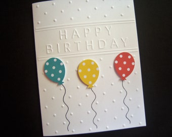 Bright Balloons Birthday Card