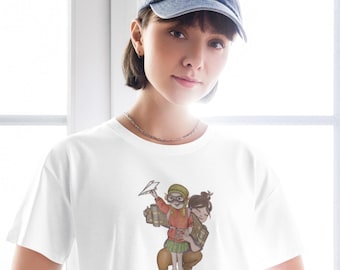 Vuela alto. Crop top para mujer