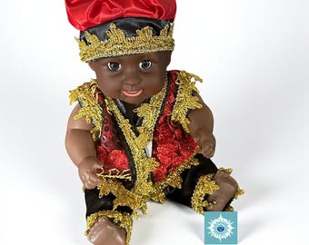 Santeria Doll Muñeco de Santeria – Orisha Yoruba Spiritual Doll for Rituals, Altars & Religious Decor Elegua Chango Obatala Oggun San Lazaro