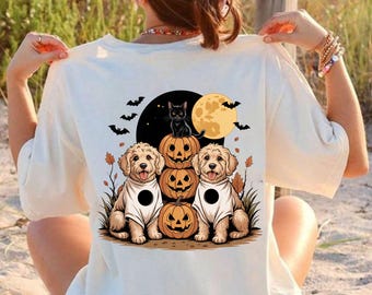 Cute Spooky PNG Bundle | Halloween Clipart Pack | Funny Ghost & Animals | Transparent Sublimation PNG | Instant Download | 300 DPI