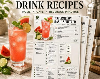 18 Curated Mocktail Recipes | Non-Alcoholic Drink Guide (PDF Download)