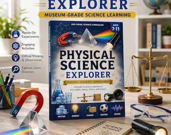 Esploratore di Scienze Fisiche / Unità di Studio di Scienze Fisiche Stampabile in PDF / Scheda di Lavoro di Scienze Fisiche / Download Immediato