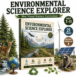 Environmental Science Unit Study | Natural Resources & Conservation | Nature Study Homeschool PDF