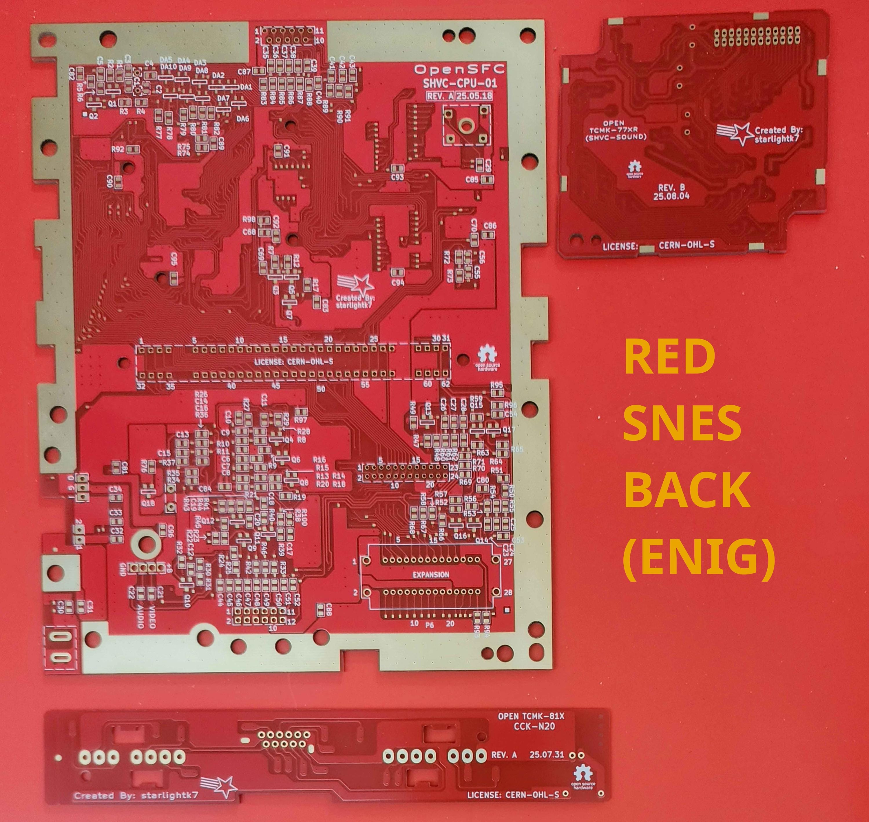 Opensfc SNES Replacement Motherboard Set (SHVC-CPU-01, Enig) - Etsy
