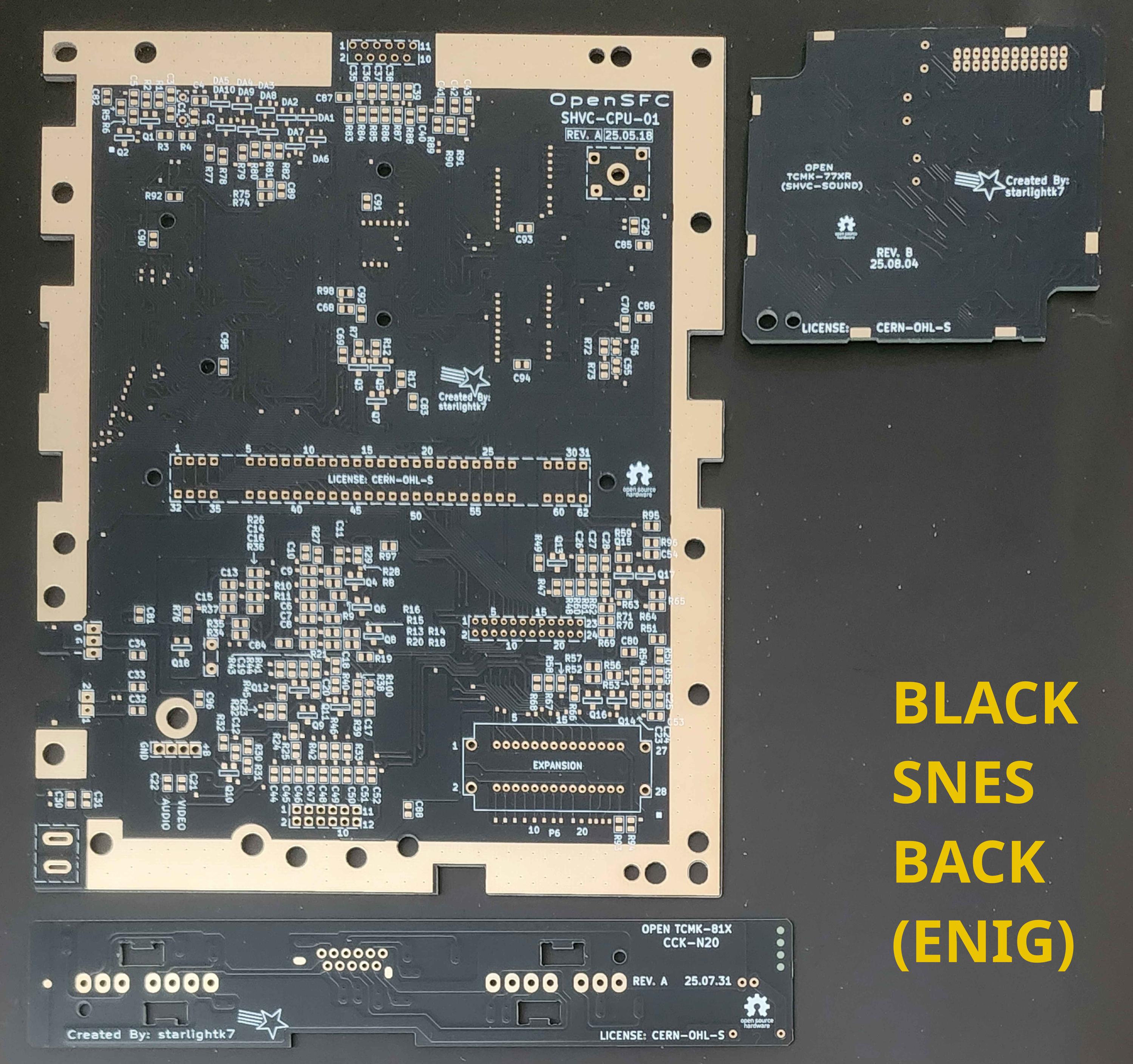 Opensfc SNES Replacement Motherboard Set (SHVC-CPU-01, Enig) - Etsy