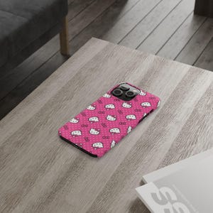 Custodia per telefono Hello Kitty / Design simpatico personaggio Sanrio a pois immagine 7