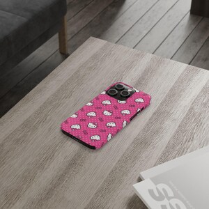 Custodia per telefono Hello Kitty / Design simpatico personaggio Sanrio a pois immagine 5