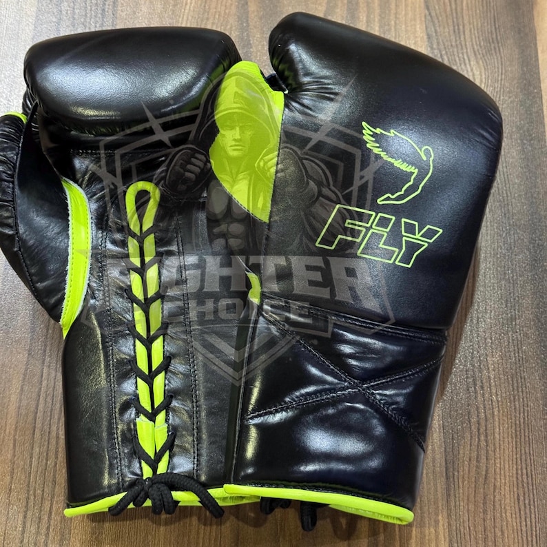 Neuestes Modell Pro Fly Boxing Set Sparring Und Trainingsgeräte Rindsleder Schnürsenkel Handschuhe Bild 3