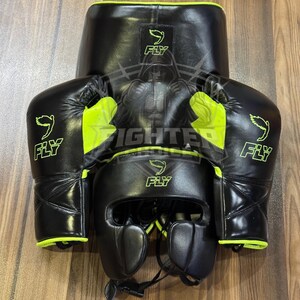 Neuestes Modell Pro Fly Boxing Set Sparring Und Trainingsgeräte Rindsleder Schnürsenkel Handschuhe Bild 2