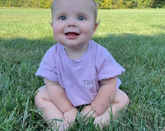 Tshirt Bubble Romper // Baby Romper // Baby Tshirt Romper