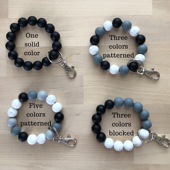 Attractive and Quirky Silicone Bracelet Keychain at Low Prices