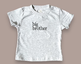 Big Brother Embroidered Shirt // Sibling Announcement