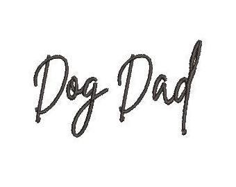 Hunde Dad Maschinenstickdatei (Digitales Design)