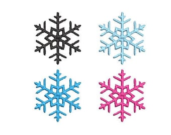 Schneeflocke, Stickdatei, Winter Urlaub (digitaler Download)