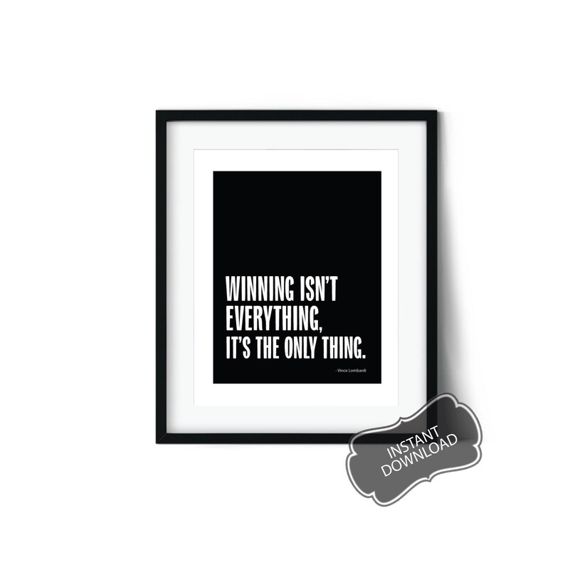 Motivational Sports Quote, Inspirational Quote, Printable Sports ...