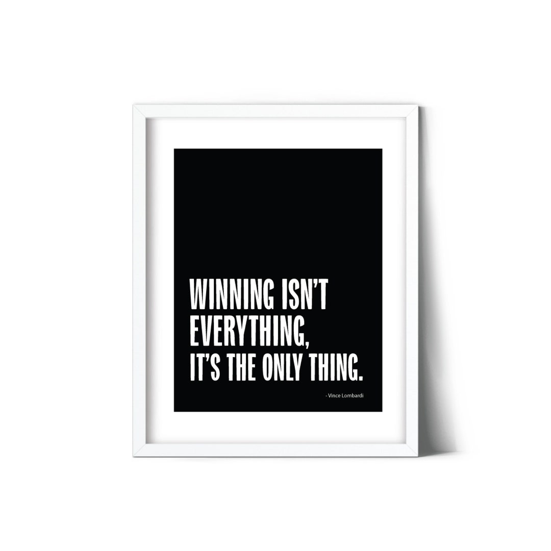 Motivational Sports Quote, Inspirational Quote, Printable Sports