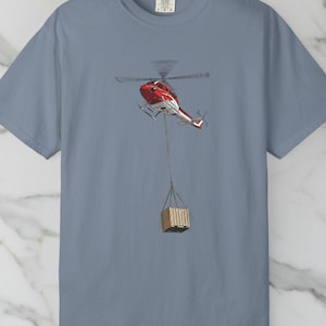 Pluribus Shirt, Atom Bomb Fire Helicopter, Comfort Colors, TV Show Show Scene Merch, Comfort Colors Vintage Wash, TV Show Fan Gift