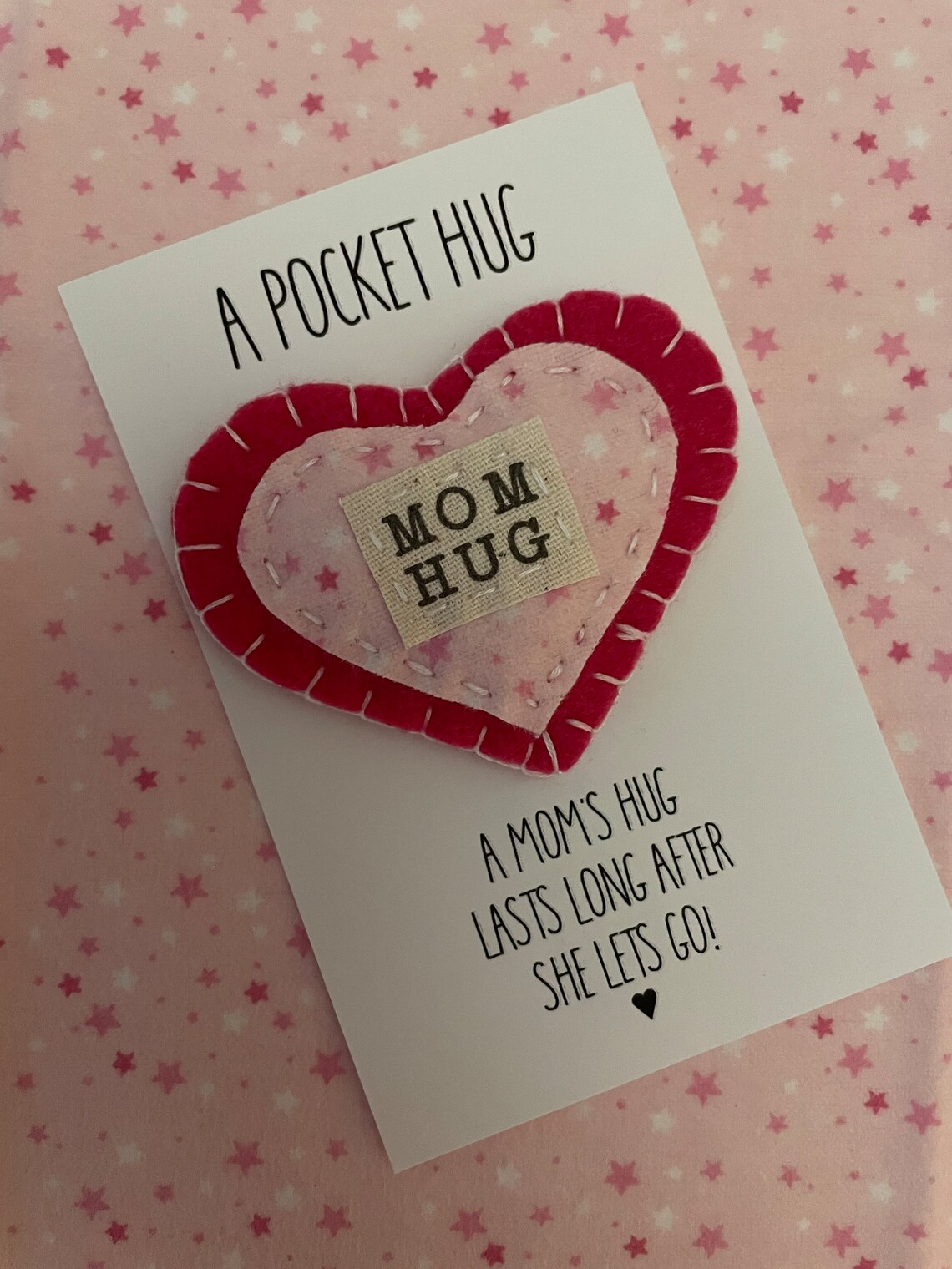 Mom Hug Moms Pocket Hug Lasts Long After She Lets Go Etsy