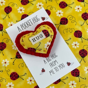 Summer Camp Pocket Heart | Sleepaway Camp Gift | Overnight Camp Gift | Missing You Gift | Camp Trunk | Kids Summer Camp | Pocket Hug