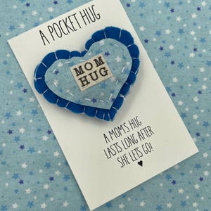 Missing You Gift From Mom | Boy Mom Pocket Hug | Sending Love From Mom Gift | Homesick Gift | College Freshman Gift | Mother Of Boy