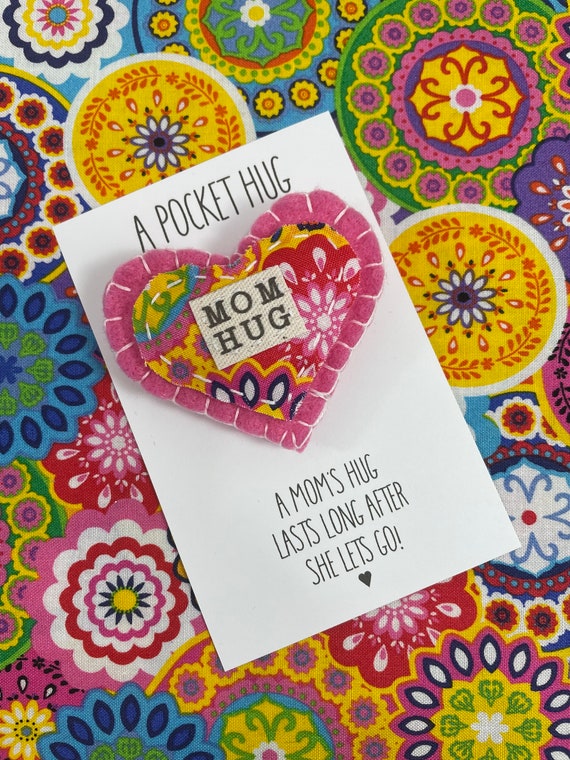 College Going Away Gift from Mom | College Care Package  | Back to College Gift | Away From Home Gift | Missing you Pocket Hug