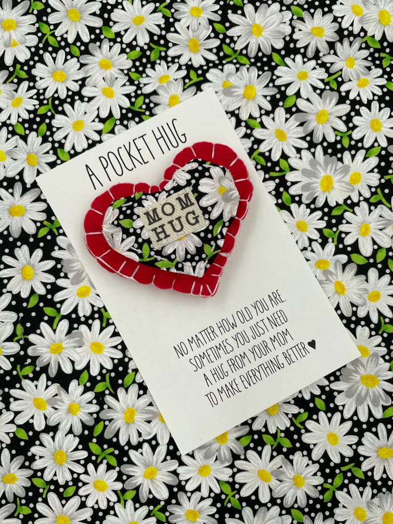 Mother to Daughter Keepsake Gift | Sentimental Gift for Daughter | Wedding Gift for Son or Daughter From Mom | Daughter Gift From Mom Red-Daisy