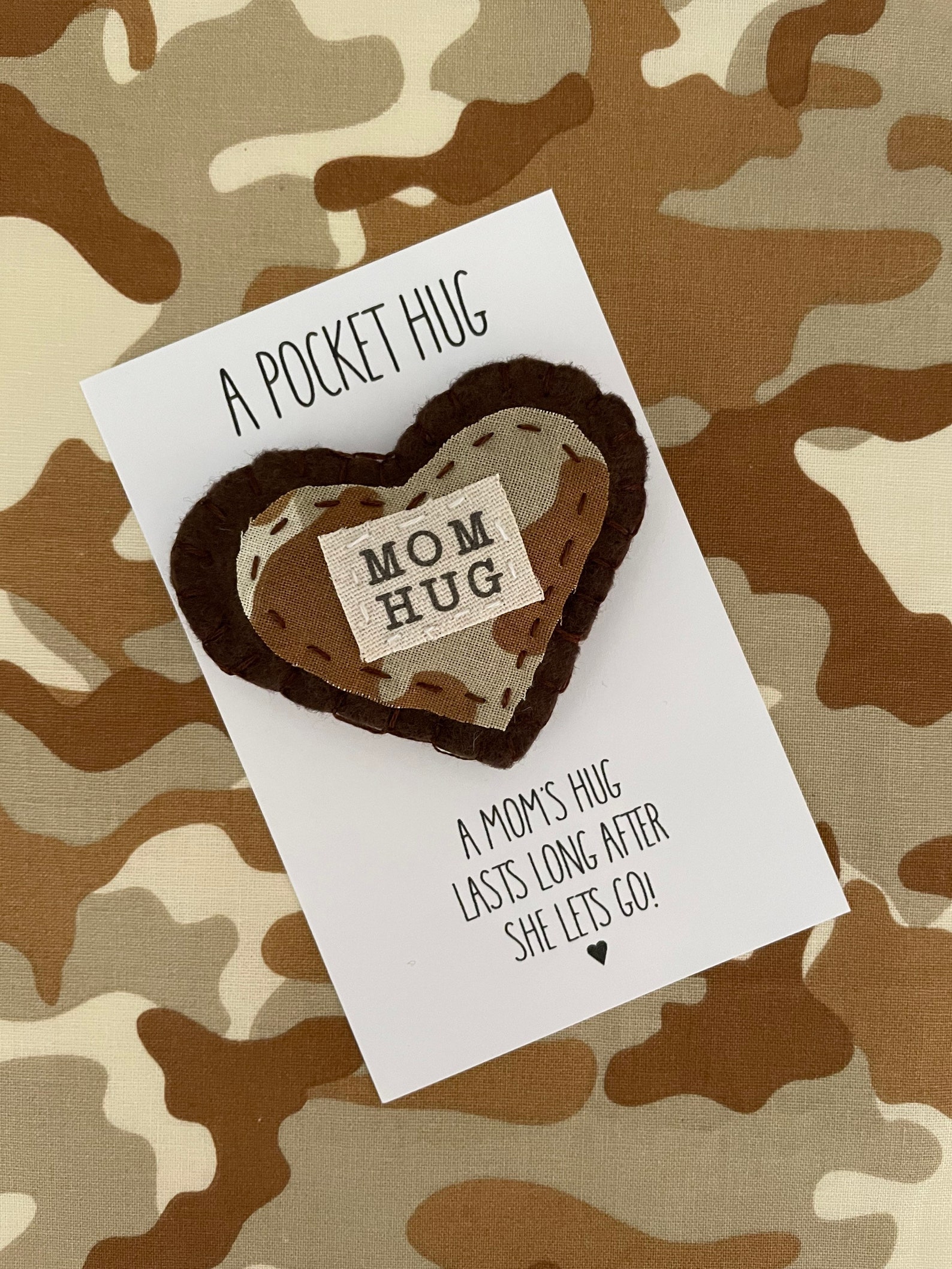 A Hug From Mom to Make Everything Better Pocket Hug From Mom Etsy