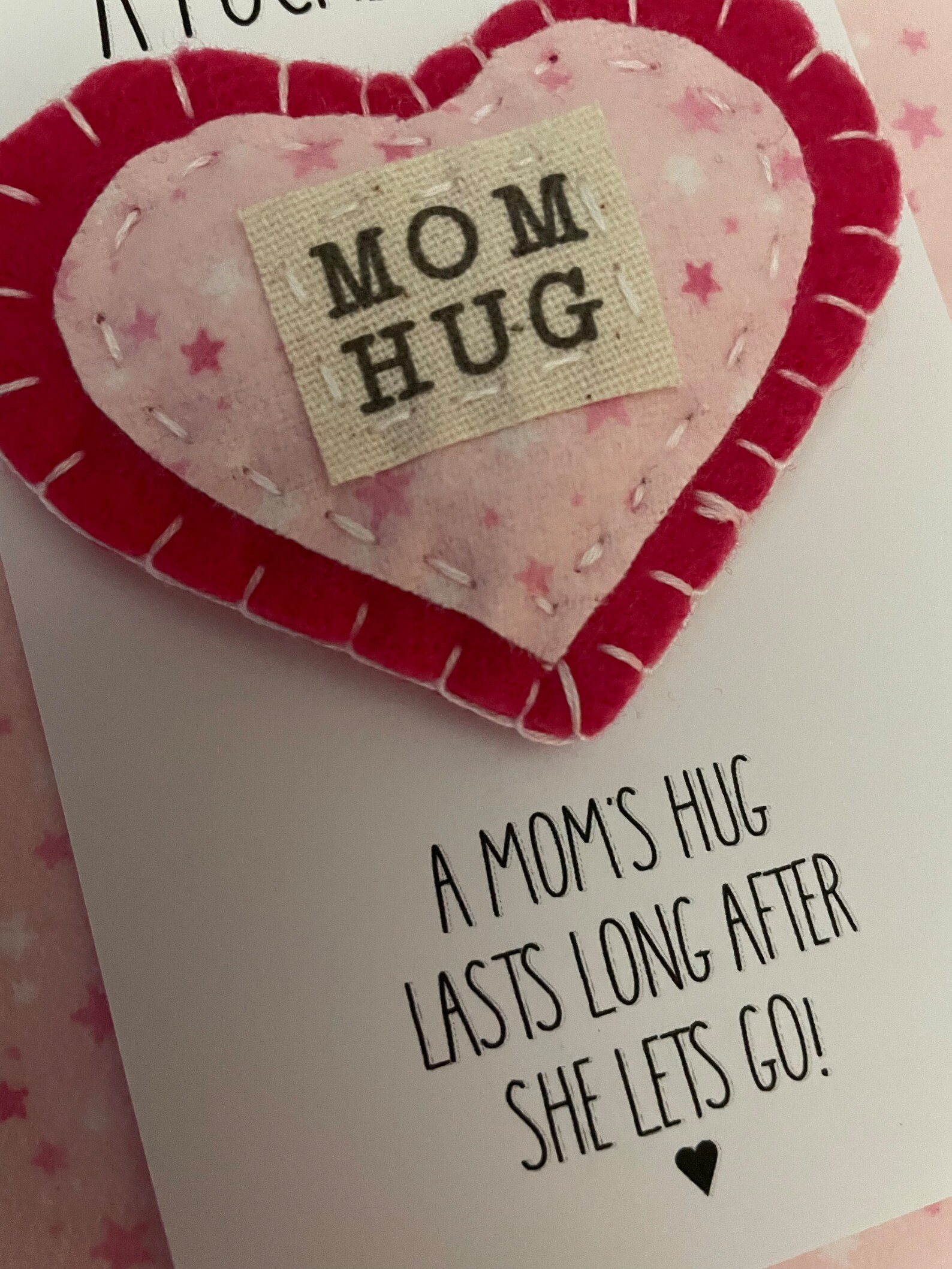 Mom Hug Moms Pocket Hug Lasts Long After She Lets Go Etsy