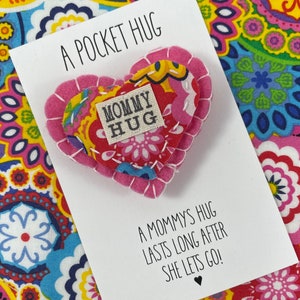 A Hug From Mom to Make Everything Better Pocket Hug From Mom Mom Hug Away From Home Gift Mailing You A Hug Boy Mom Gift image 9