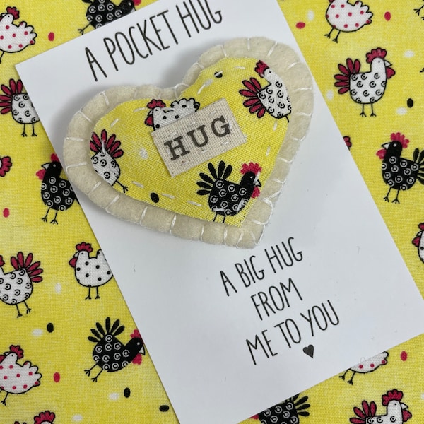 Bauernhof Tier Geschenk | Huhn Geschenk für Sie Huhn Taschenumarmung | Huhn Mama Geschenk | Huhn-Karte für Sie | Geflügel Farm | Huhn Ei Geschenk