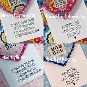 A Hug From Mom to Make Everything Better Pocket Hug From Mom Mom Hug Away From Home Gift Mailing You A Hug Boy Mom Gift image 3