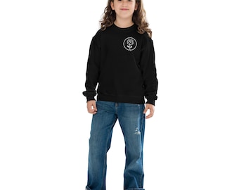 Sudadera juvenil de cuello redondo para niñas: Muharram - Empoderadas por las mujeres de Karbala