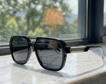 Occhiali da sole vintage con protezione UV - Occhiali da sole unisex da viaggio per esterni, regalo