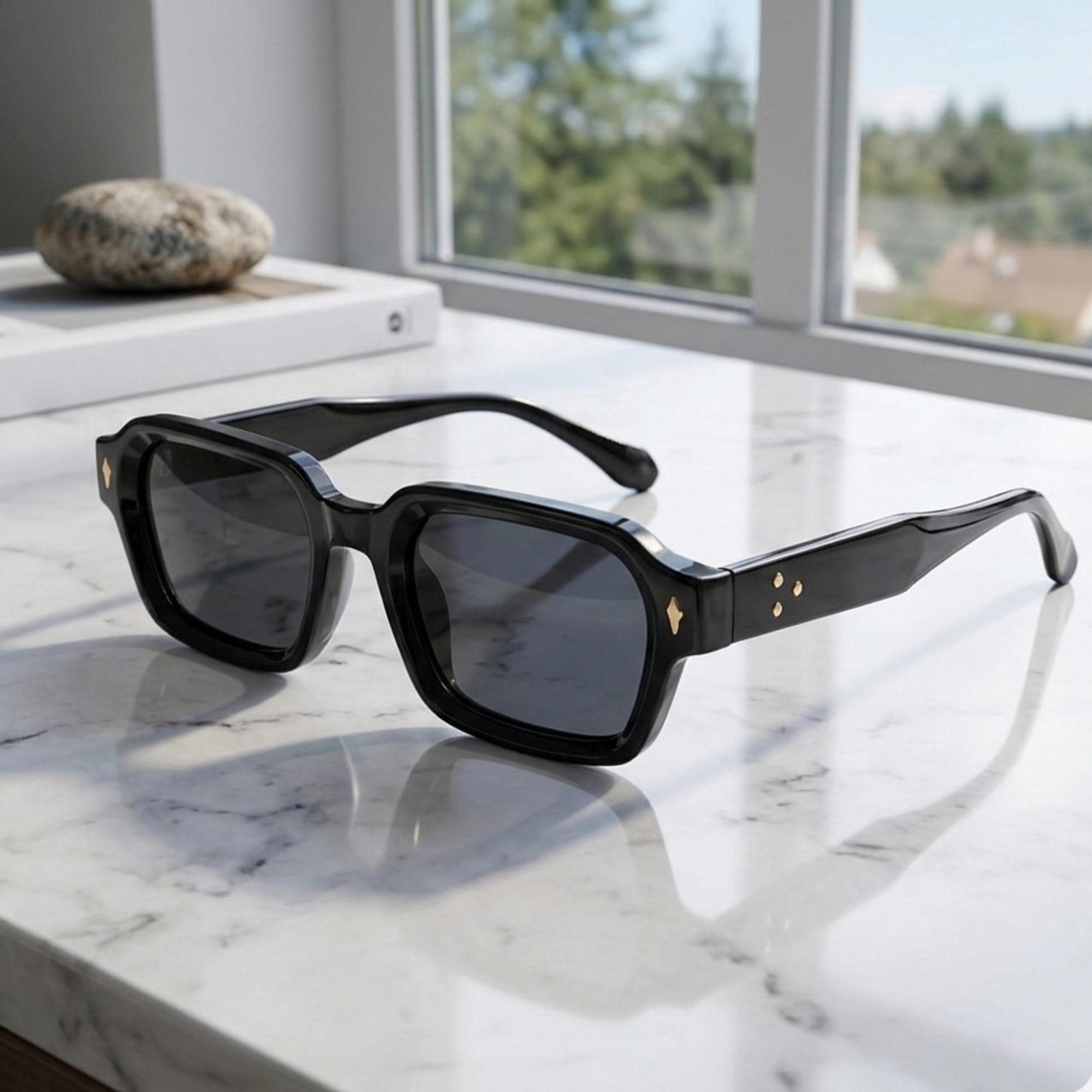 小物 00s Ray-Ban RB2163 Square Sunglasses y2k Square Frame Vintage Y2k Sunglasses – Retro Classic Unisex Summer